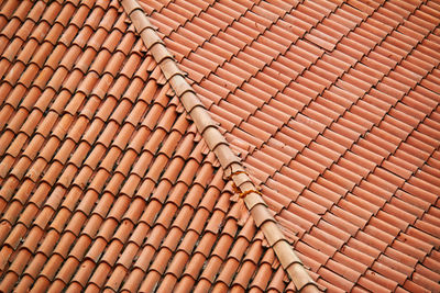 Full frame shot of roof tiles