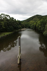 Scenic view of river against sky