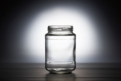 Close-up of glass of water on table