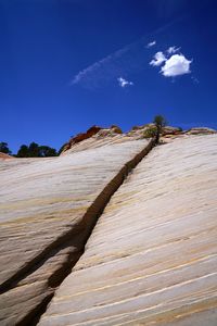 Scenic view of desert against sky