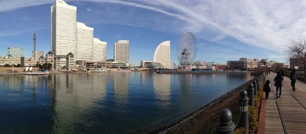 River with buildings in background