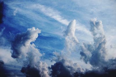 Scenic view of cloudy sky