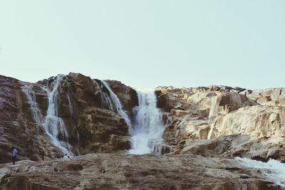 View of waterfall