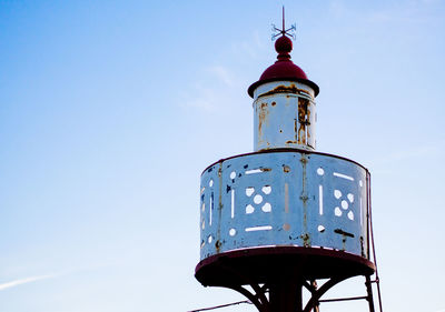 Low angle view of lighthouse