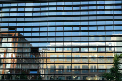 Facade of modern office building