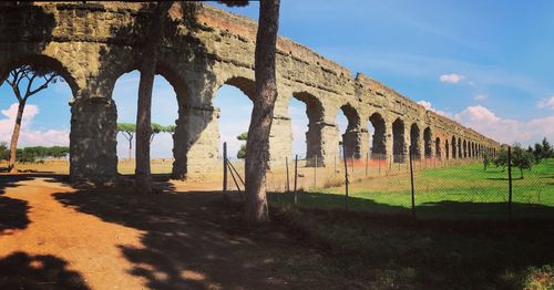 Old ruins against sky