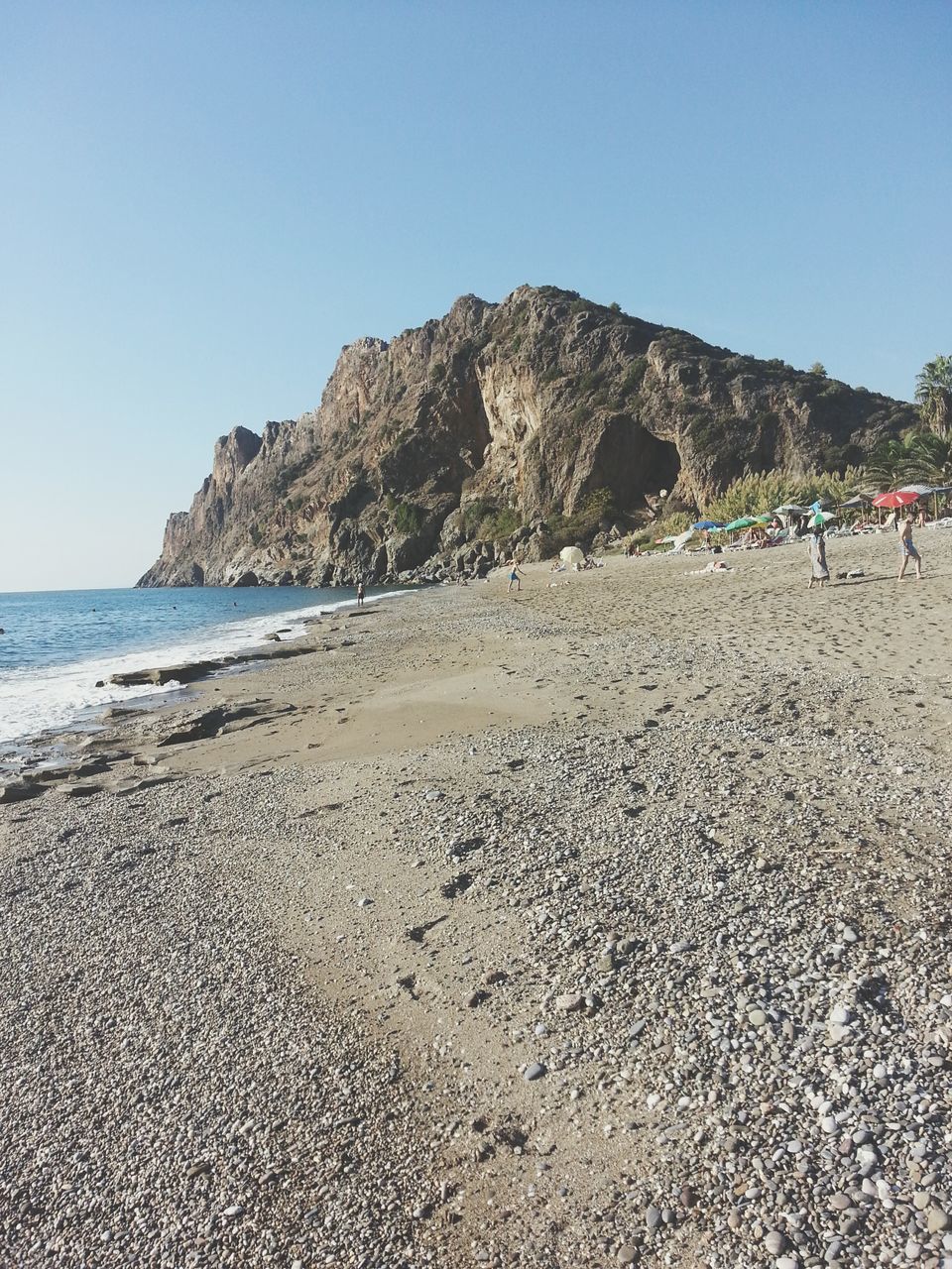 beach, sea, sand, nature, clear sky, shore, tranquility, day, sky, outdoors, beauty in nature, scenics, tranquil scene, horizon over water, no people, water