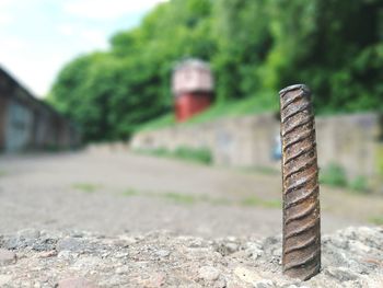 Close-up of rusty metal