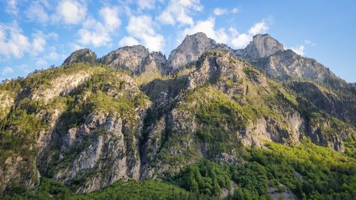 The giants of stone surrounding de valbone national park.