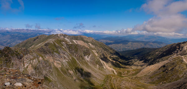 Panoramic view of landscape against sky