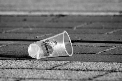 Close-up of cigarette smoking outdoors