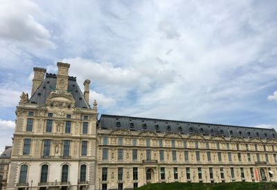 Low angle view of historical building again sky 