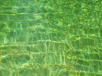 Full frame shot of water in swimming pool