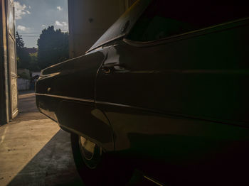 Car on road against sky
