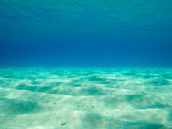 Aerial view of sea against sky