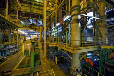Interior of industrial building