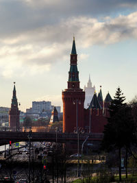 View of cathedral against cloudy sky