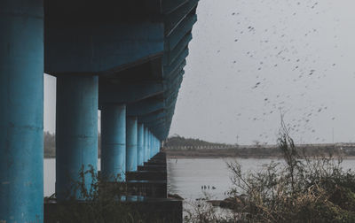 Scenic view of river against sky