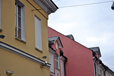 Low angle view of building against sky