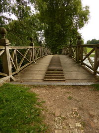 Footbridge over river