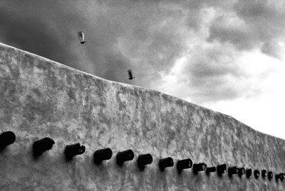 Low angle view of building against sky