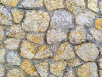 Full frame shot of stone wall