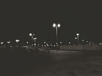 Street light at night