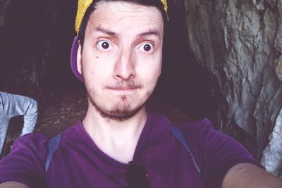 Portrait of young man