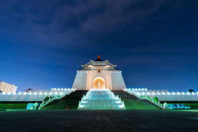 Low angle view of historical building against sky