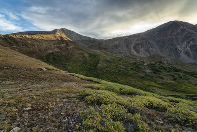 Landscape in the rocky mountains, colorado