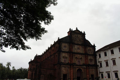 Low angle view of historic building against sky