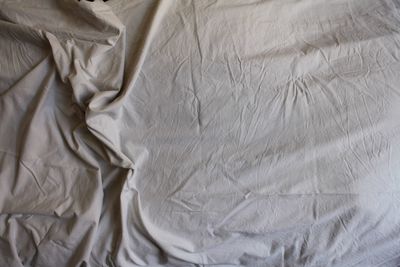 Crumpled bedding