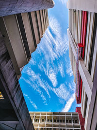 Low angle view of buildings against sky