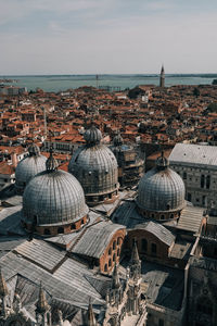 Venice cityscape from above