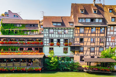 Strasbourg with timber house, france