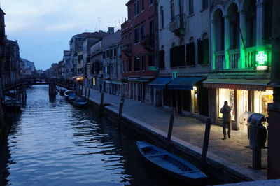 View of bridge over river
