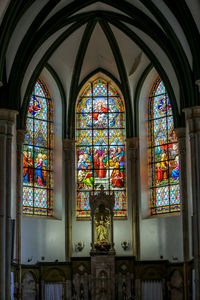 Interior of church