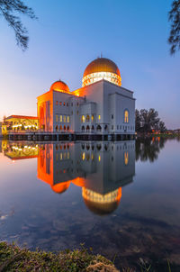 As-salam mosque during sunrise 