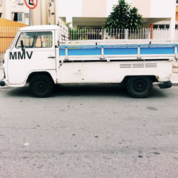 Close-up of vintage car