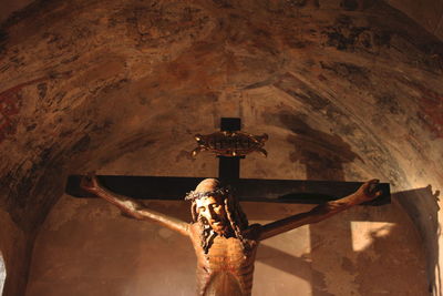 Jesus christ statue in church