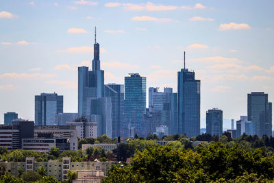 Cityscape against sky