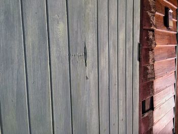 Close-up of wooden planks