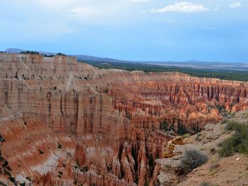 View of rock formations