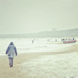 People on beach