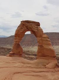 Rock formations in desert