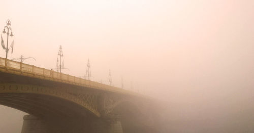 View of built structure against clear sky