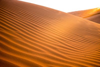 Close-up of sand dune