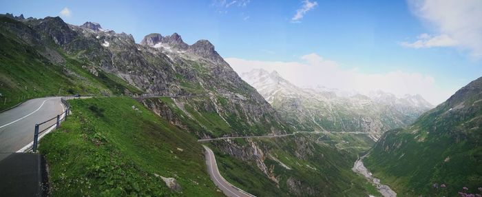 Panoramic view of landscape against sky