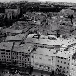 Aerial view of city