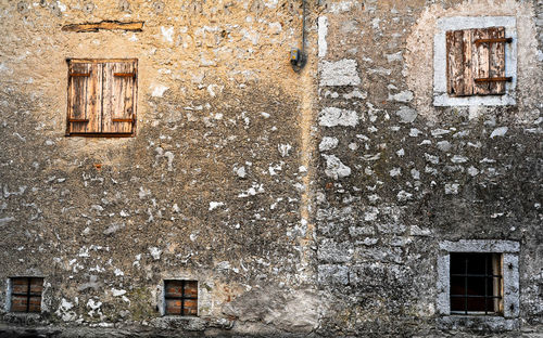 Low angle view of old building